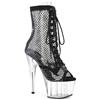 Pleaser - ADORE1021RM Bottes de plateforme, Pole dance chaussures - Noir/Transparent Product image